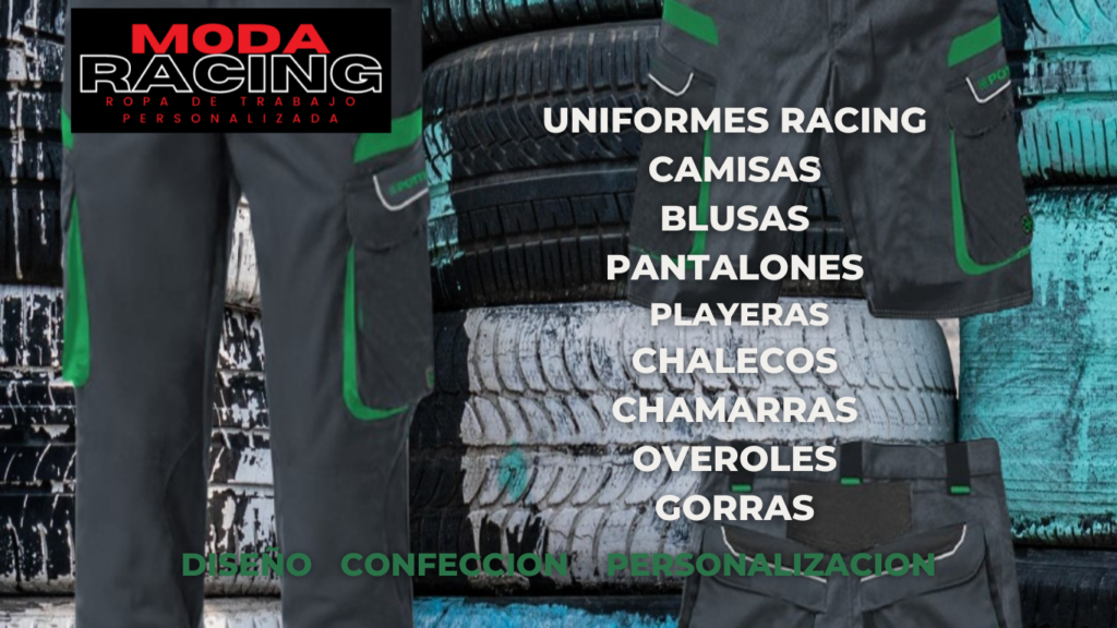 UNIFORMES RACING  UNIFORMES INDUSTRIALES  ROPA DE TRABAJO 