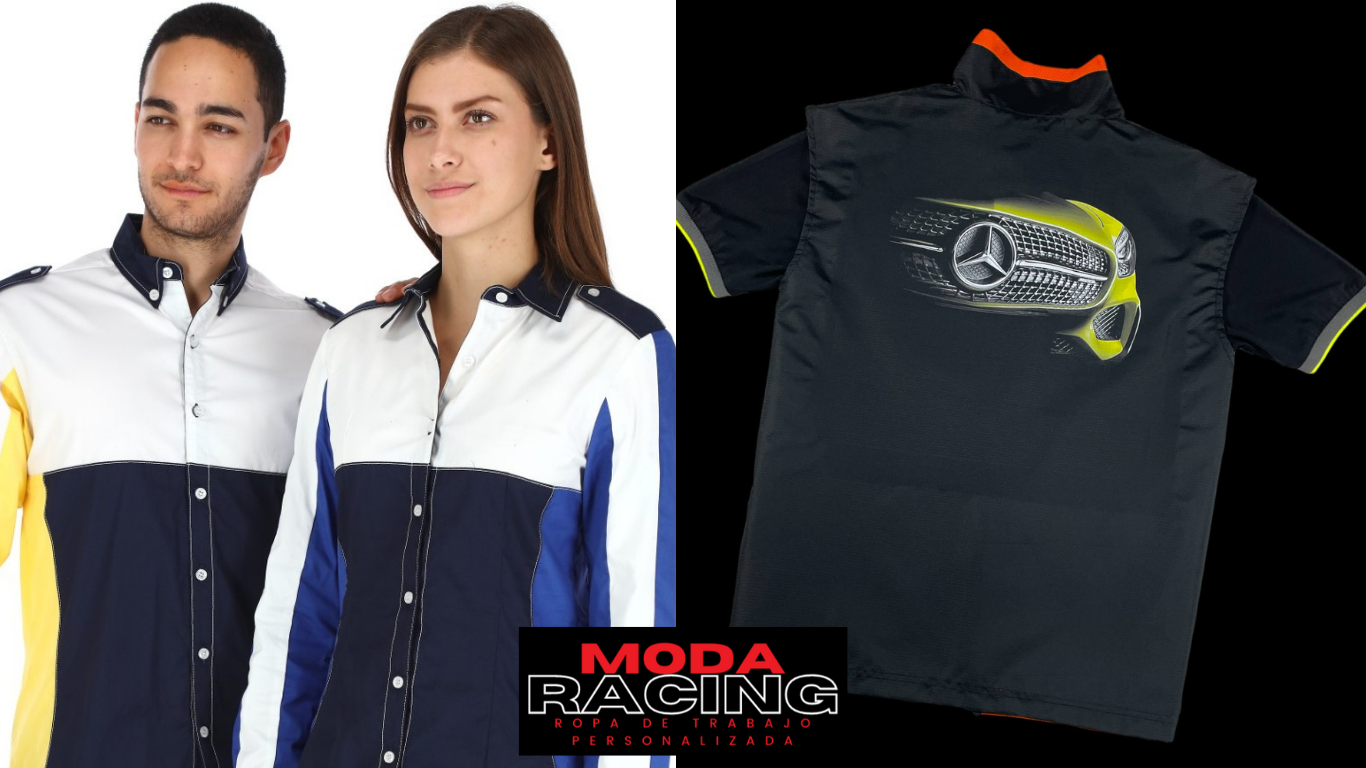 Eleve el prestigio y la confianza de su marca en el piso de venta, la dirección y la atención al cliente. Nuestra línea de uniformes Racing Administrativos y Ejecutivos está diseñada específicamente para agencias de autos, corporativos del sector automotriz y marcas comerciales en México. Combinamos la sofisticación de la sastrería ejecutiva con sutiles toques de dinamismo que proyectan el liderazgo de su negocio.